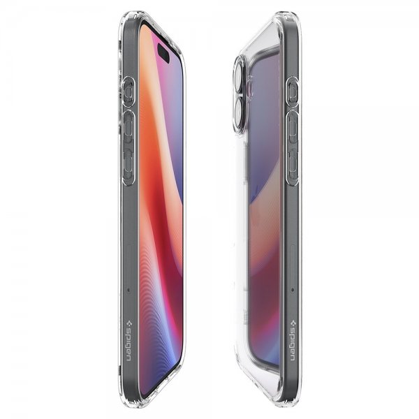 Spigen iPhone 16 Plus Deksel Ultra Hybrid Crystal Clear