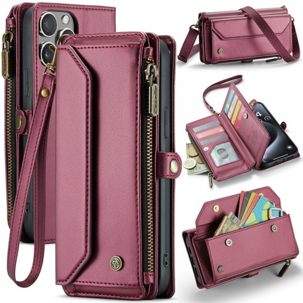 CaseMe iPhone 16 Pro Etui C36 Series Rød