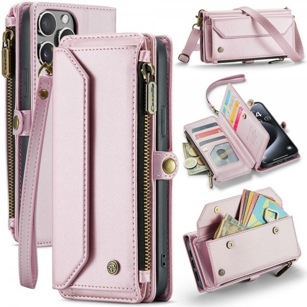 CaseMe iPhone 16 Pro Etui C36 Series Rosa