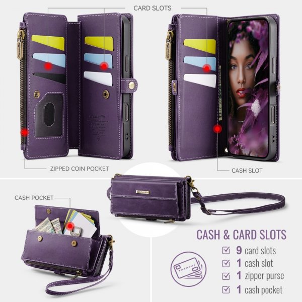 CaseMe iPhone 16 Pro Etui C39 Series Lilla