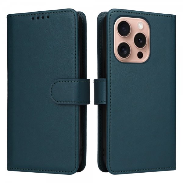 Betopnice iPhone 16 Pro Etui Avtagbart Deksel 005 Blå