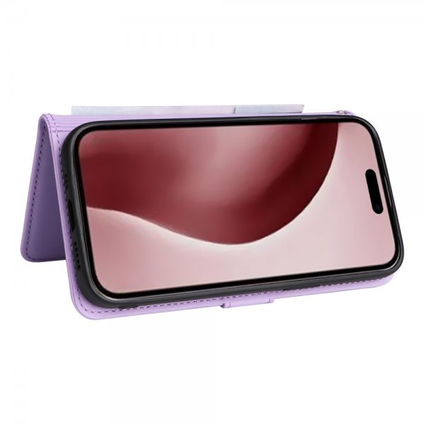Betopnice iPhone 16 Pro Etui Avtagbart Deksel 005 Lilla