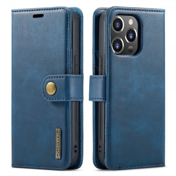 Dg.Ming iPhone 16 Pro Etui Avtagbart Deksel Blå