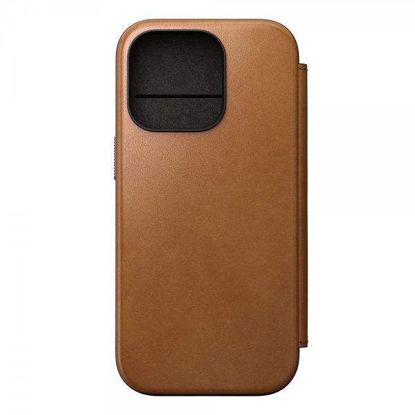 Nomad iPhone 16 Pro Etui Modern Leather Folio English Tan