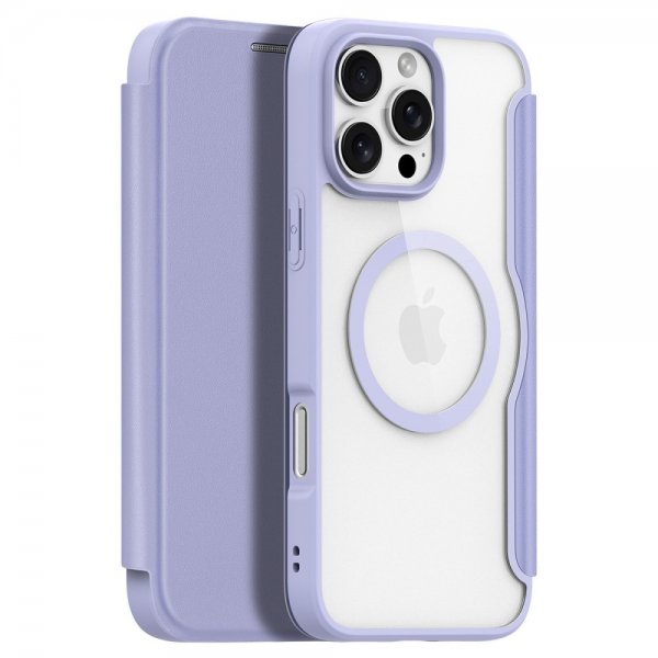 Dux Ducis iPhone 16 Pro Etui Skin X Pro Series MagSafe Lilla