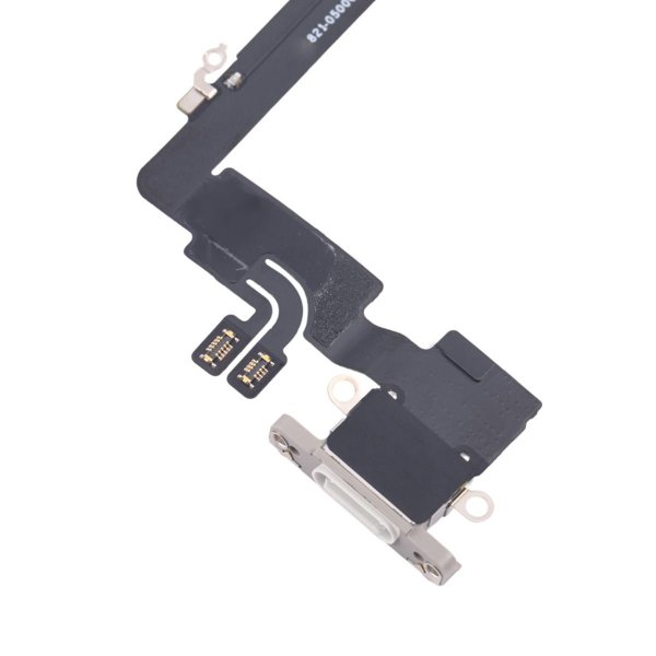 iPhone 16 Pro Ladekontakt Flexkabel Original - Hvit