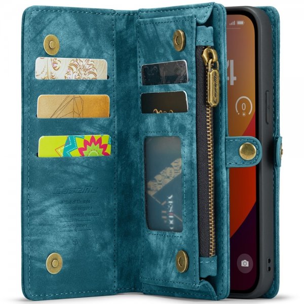 CaseMe iPhone 16 Pro Max Etui 008 Series Avtakbart Deksel Blå