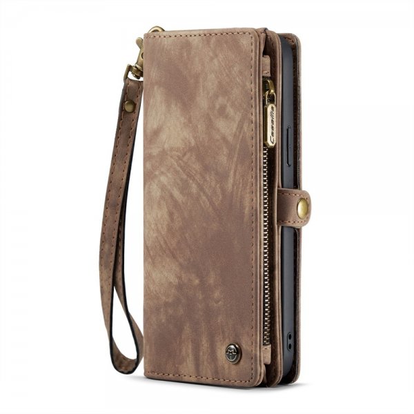 CaseMe iPhone 16 Pro Max Etui 008 Series Avtakbart Deksel Brun