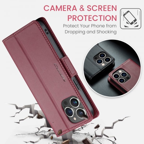 CaseMe iPhone 16 Pro Max Etui 023 Series Rød