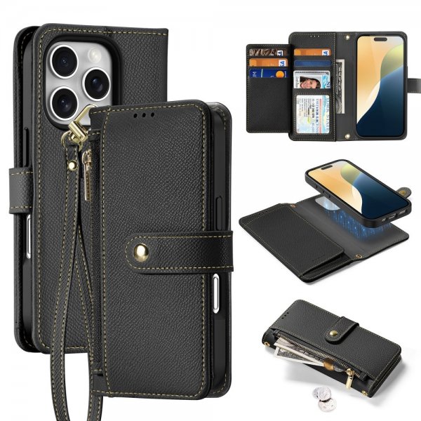 Dux Ducis iPhone 16 Pro Max Etui 2-in-1 Lawa Series MagSafe Svart