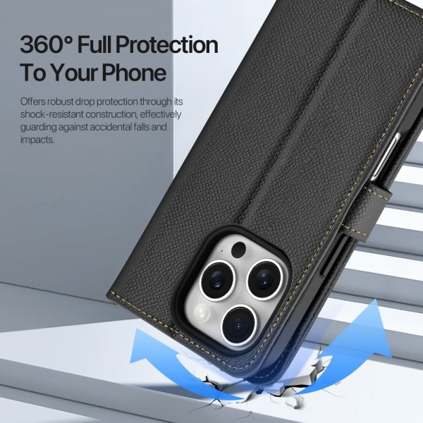 Dux Ducis iPhone 16 Pro Max Etui 2-in-1 Lawa Series MagSafe Svart