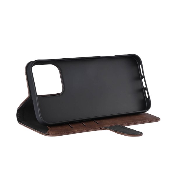Gear iPhone 16 Pro Max Etui 3 Kortlomme Brun