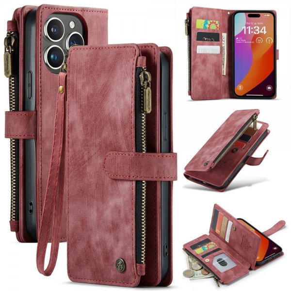 CaseMe iPhone 16 Pro Max Etui C30 Series Rød