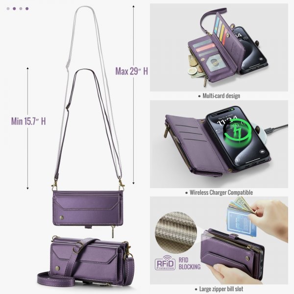 CaseMe iPhone 16 Pro Max Etui C36 Series Lilla