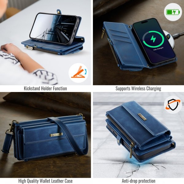 CaseMe iPhone 16 Pro Max Etui C39 Series Blå