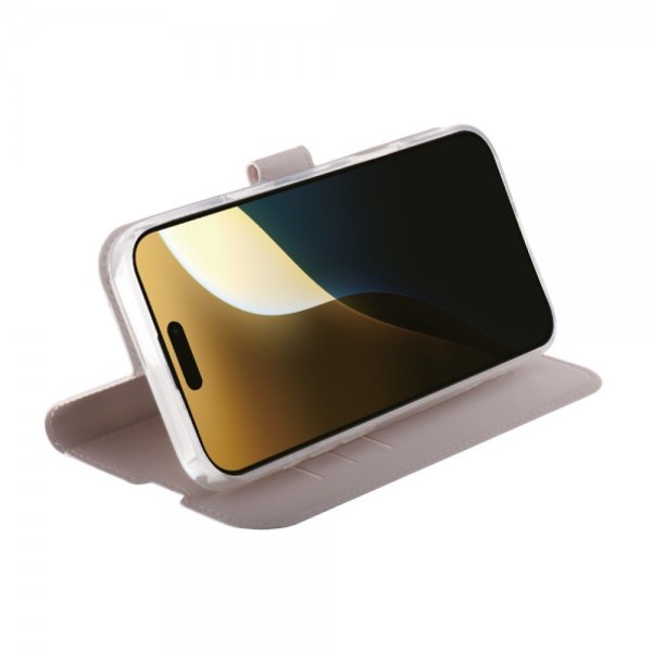 Vivanco iPhone 16 Pro Max Etui Classic Wallet Greige