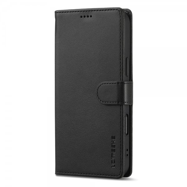 Lc.Imeeke iPhone 16 Pro Max Etui med Kortlomme stativfunksjon Svart