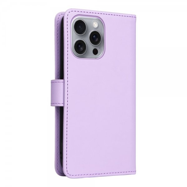 Betopnice iPhone 16 Pro Max Etui Avtagbart Deksel 005 Lilla