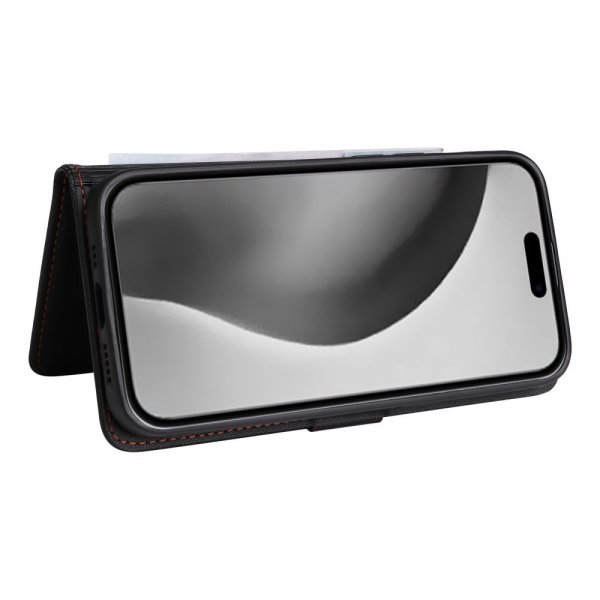 Betopnice iPhone 16 Pro Max Etui Avtagbart Deksel 005 Svart