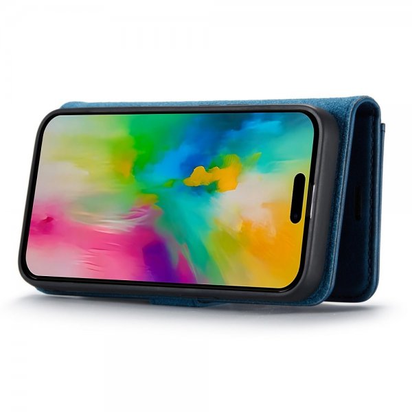 Dg.Ming iPhone 16 Pro Max Etui Avtagbart Deksel Blå