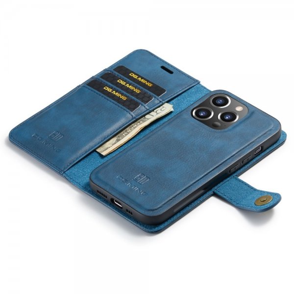 Dg.Ming iPhone 16 Pro Max Etui Avtagbart Deksel Blå
