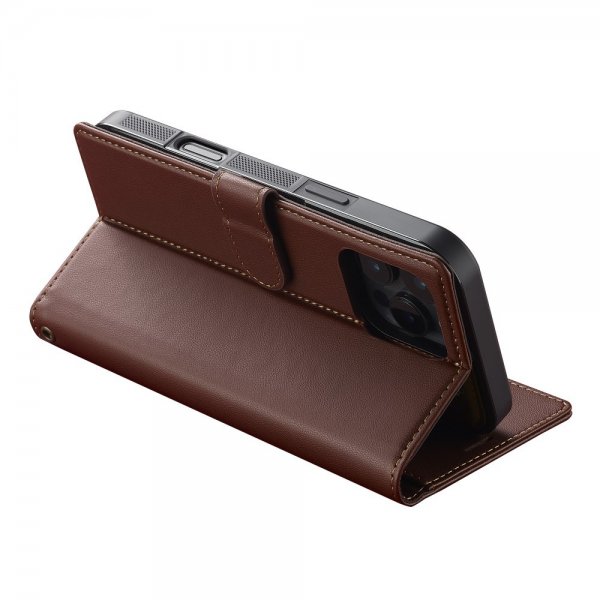Lc.Imeeke iPhone 16 Pro Max Etui Avtagbart Deksel L2 Series MagSafe Brun