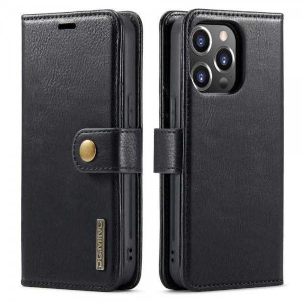 Dg.Ming iPhone 16 Pro Max Etui Avtagbart Deksel Svart