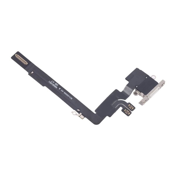 iPhone 16 Pro Max Ladekontakt Flexkabel Original - Hvit