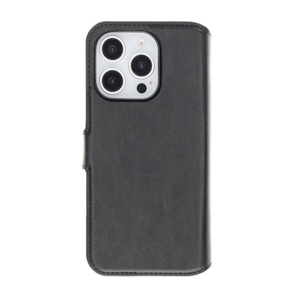 Rvelon iPhone 16 Pro Max Etui Detachable Wallet Case Svart