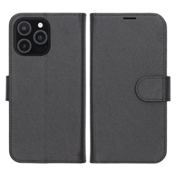 iPhone 16 Pro Max Etui med Stativ Svart