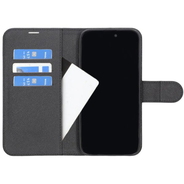 iPhone 16 Pro Max Etui med Stativ Svart