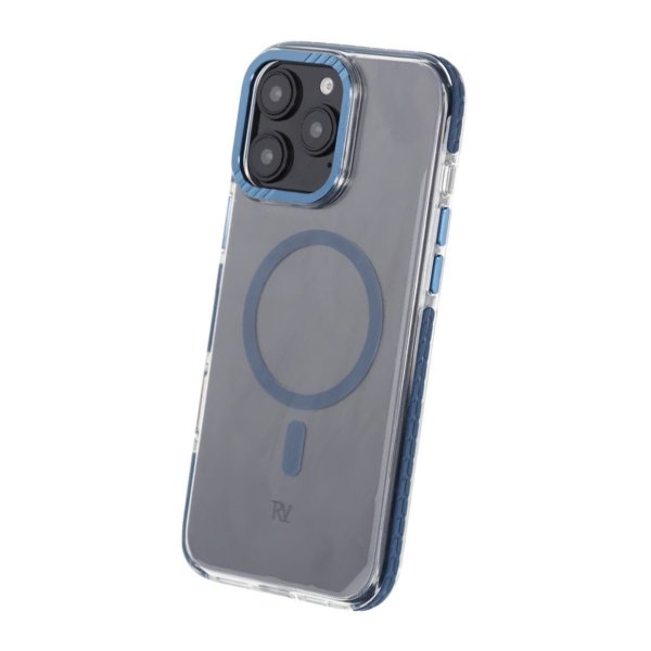 Rvelon iPhone 16 Pro Max Deksel TPU MagSafe Blå