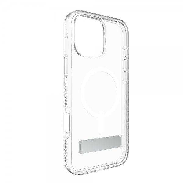 Zagg iPhone 16 Pro Max Deksel Crystal Palace Snap Kickstand Transparent