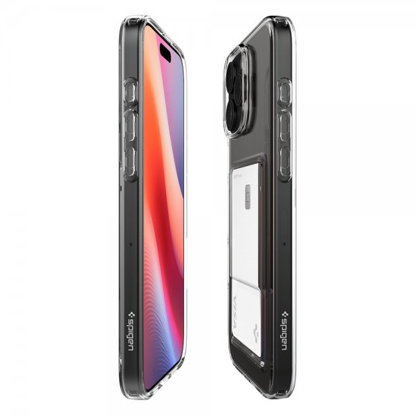 Spigen iPhone 16 Pro Max Deksel Crystal Slot Crystal Clear
