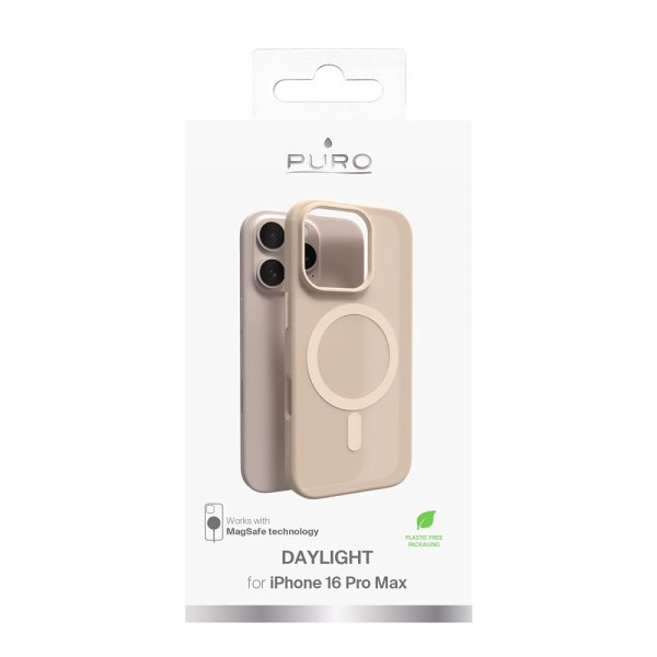 Puro iPhone 16 Pro Max Deksel Daylight MagSafe Beige
