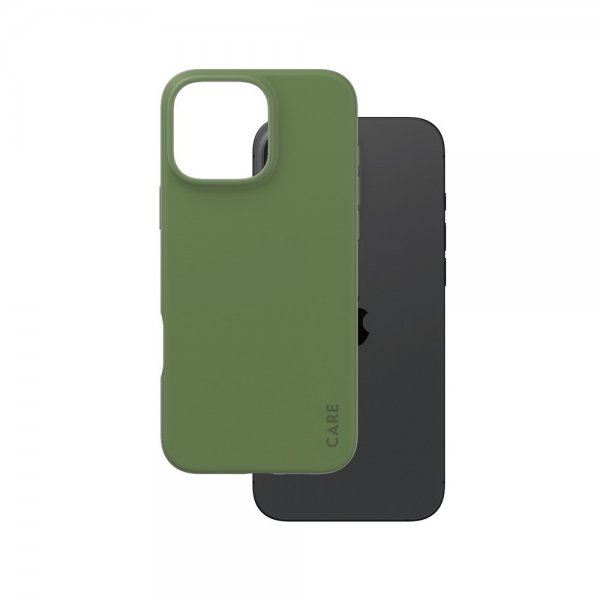 CARE by PanzerGlass iPhone 16 Pro Max Deksel Fashionable Grønn