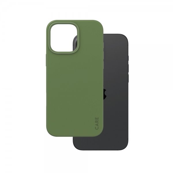CARE by PanzerGlass iPhone 16 Pro Max Deksel Fashionable MagSafe Grønn