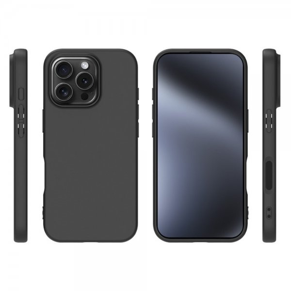 Nordic Covers iPhone 16 Pro Max Deksel Feather Series Raven Black