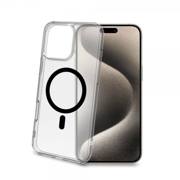 Celly iPhone 16 Pro Max Deksel GELSKINMAG Svart