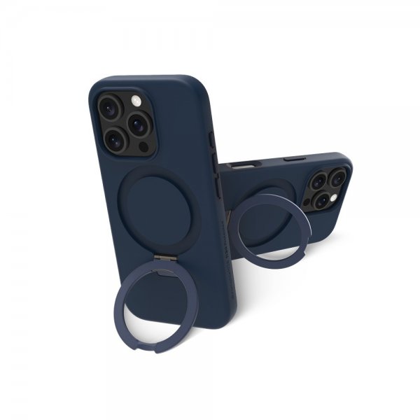 dbramante1928 iPhone 16 Pro Max Deksel Iceland Ultra D3O MagSafe Kickstand Blå