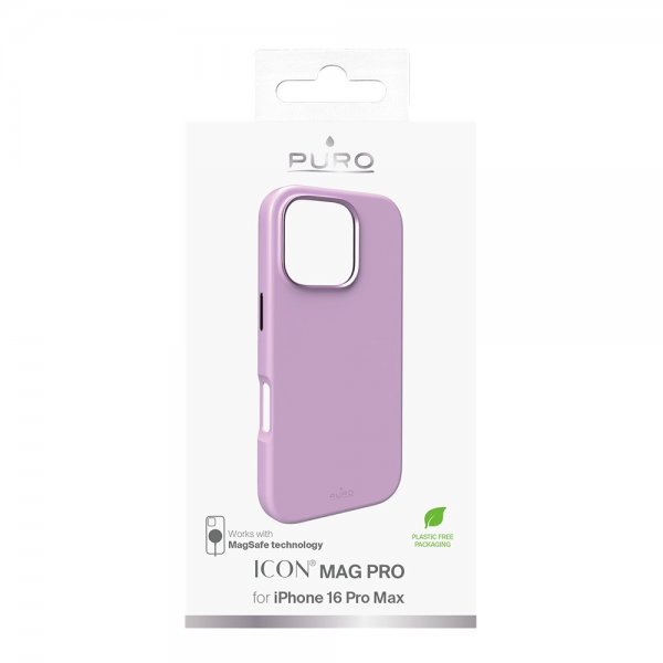 Puro iPhone 16 Pro Max Deksel ICON Mag Pro Rosa