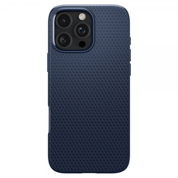 Spigen iPhone 16 Pro Max Deksel Liquid Air Navy Blue