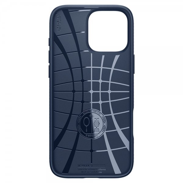 Spigen iPhone 16 Pro Max Deksel Liquid Air Navy Blue