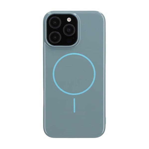 iPhone 16 Pro Max Deksel TPU MagSafe Glatt Blå