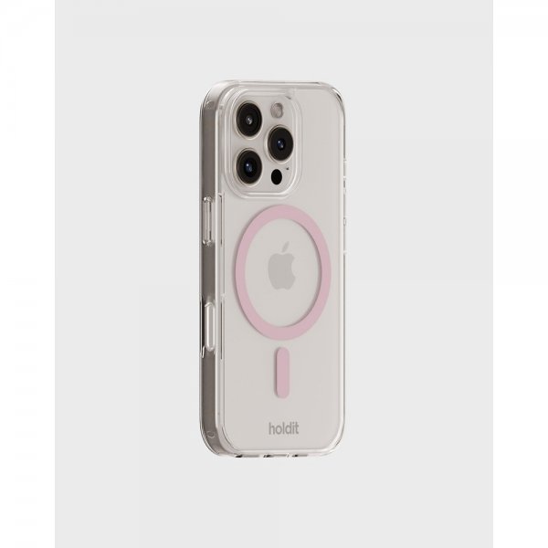 holdit iPhone 16 Pro Max Deksel MagSafe Case Rosa