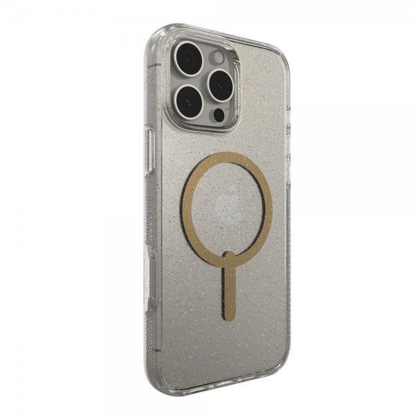 Zagg iPhone 16 Pro Max Deksel Milan Snap Gold Glitter