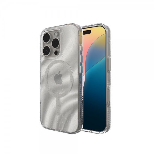 Zagg iPhone 16 Pro Max Deksel Milan Snap Swirl Glitter
