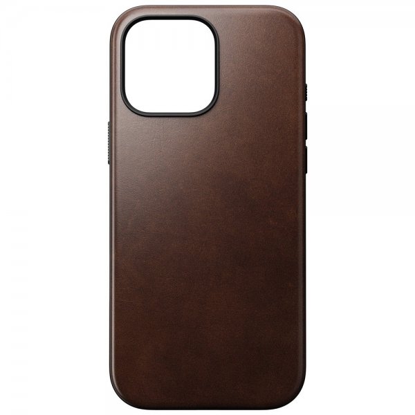 Nomad iPhone 16 Pro Max Deksel Modern Leather Case Horween Rustic Brown