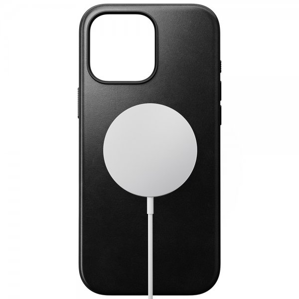 Nomad iPhone 16 Pro Max Deksel Modern Leather Case Horween Svart