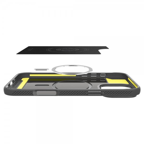 Spigen iPhone 16 Pro Max Deksel Rugged Armor MagFit Grå